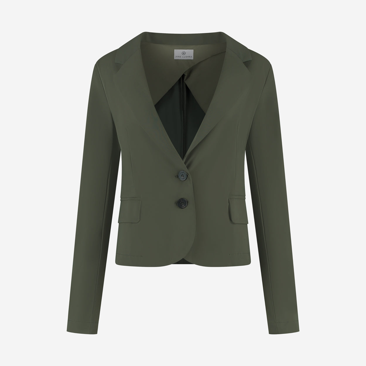 Atina Blazer Technical Jersey | Army green
