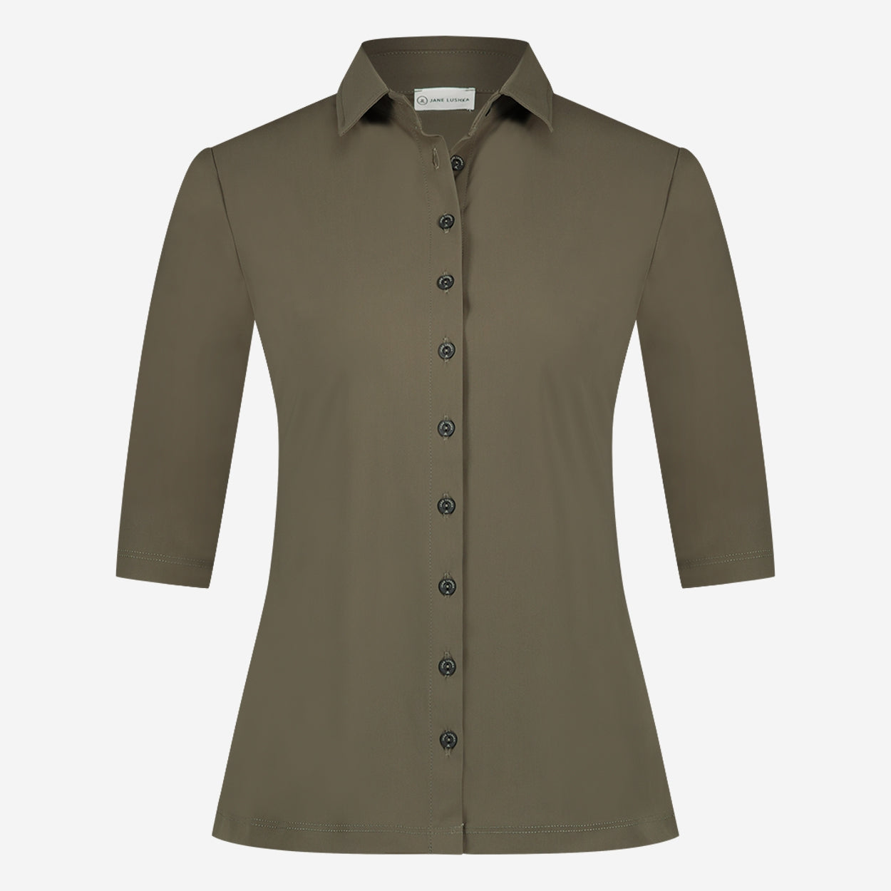Blouse Betty Easy Wear Technical Jersey | Army