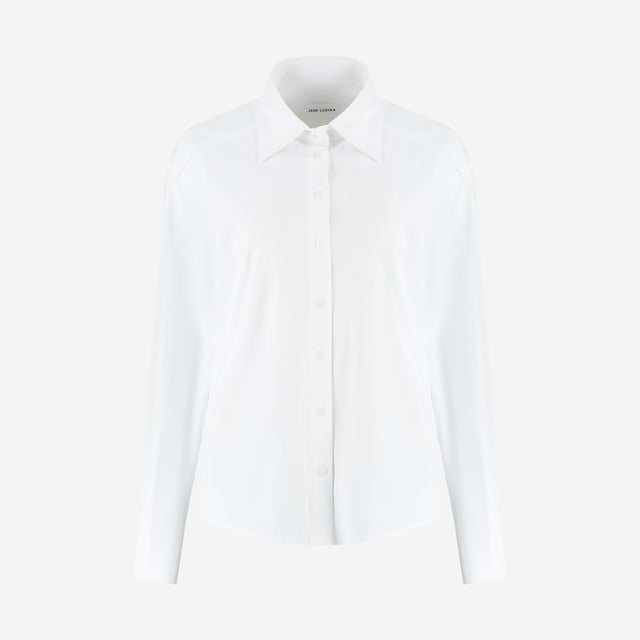 Ivona blouse technical jersey | White