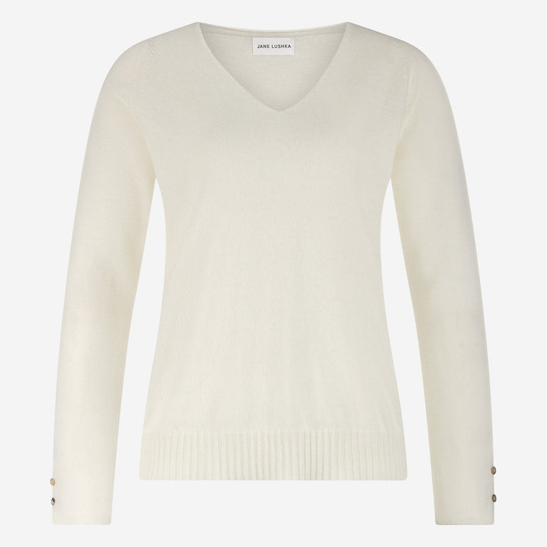 Pullover Cashmere blend 2479 | Ecru