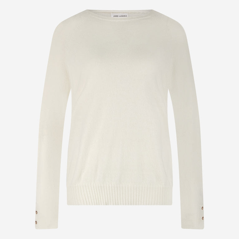 Pullover Cashmere blend 2480 | Ecru