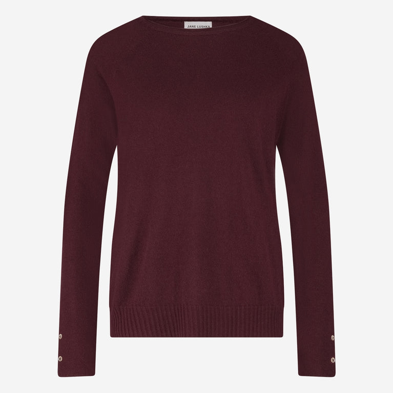 Pullover Cashmere blend 2480 | Bordo