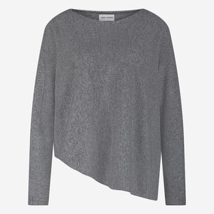 Pullover Cashmere blend 2482 | Dark Grey Melange