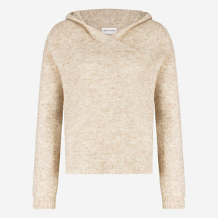 Hoodie pullover H22167 | Beige