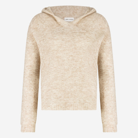 Hoodie pullover H22167 | Beige