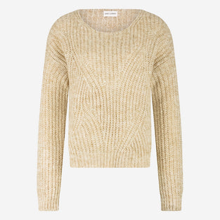Pullover melange H23376 | Gold