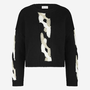 Fancy Pullover H25036 | Black