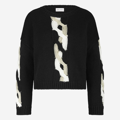 Fancy Pullover H25036 | Black