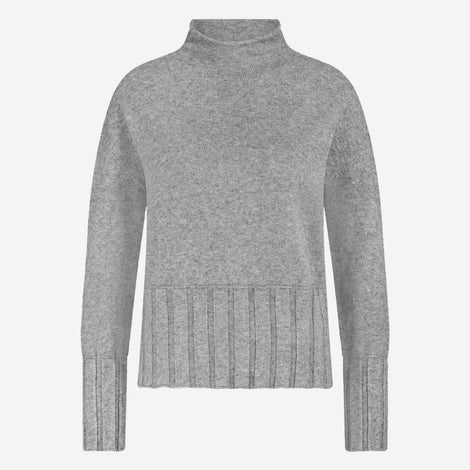 Pullover viscose NB2275 | Dark Grey Melange