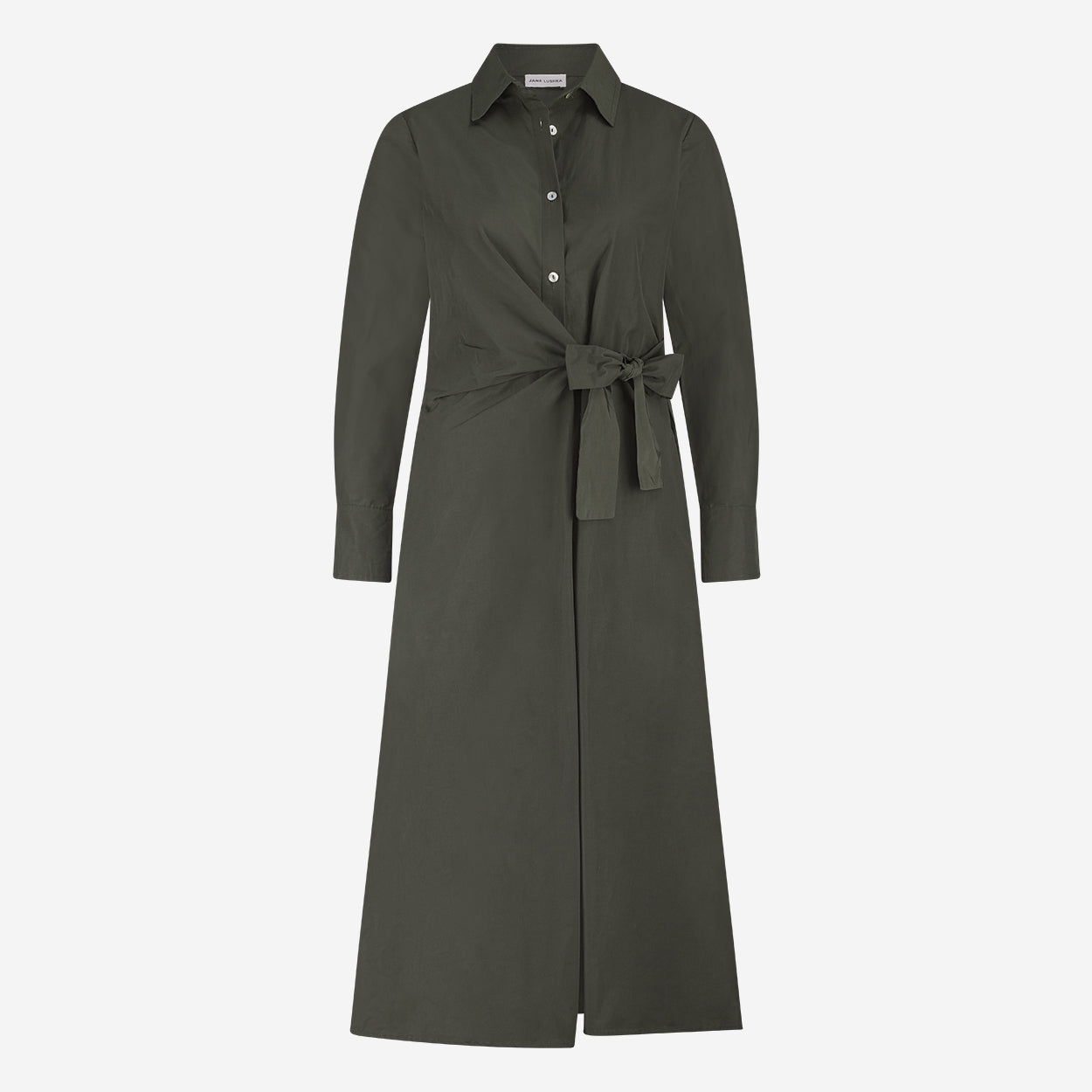 Edyta taffeta dress | Army