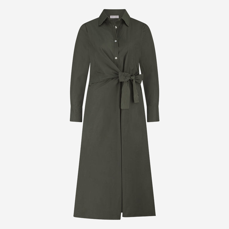 Edyta taffeta dress | Army