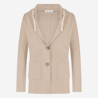 Emy hoody blazer | Beige