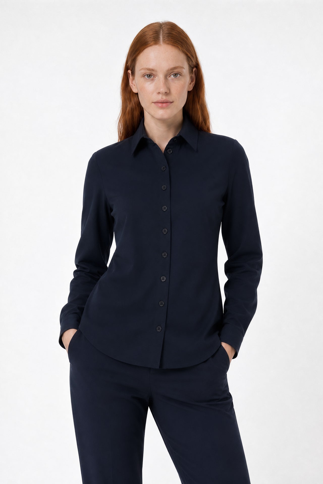 Blouse Betty Easy Wear Technical Jersey | Blue