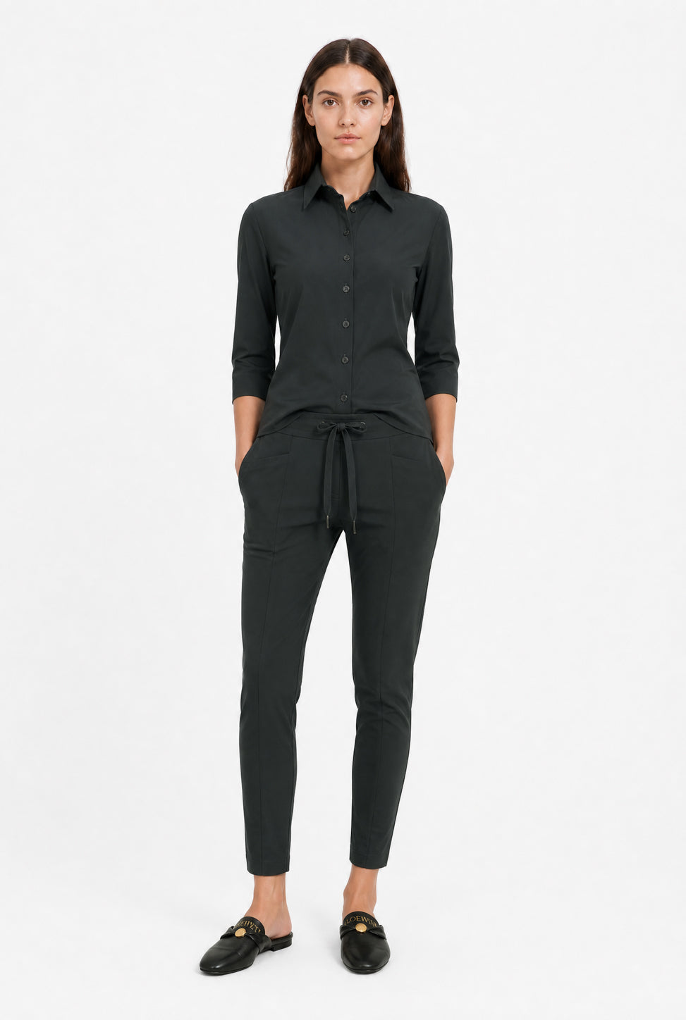 Pants Idris Technical Jersey | Grigio Notte