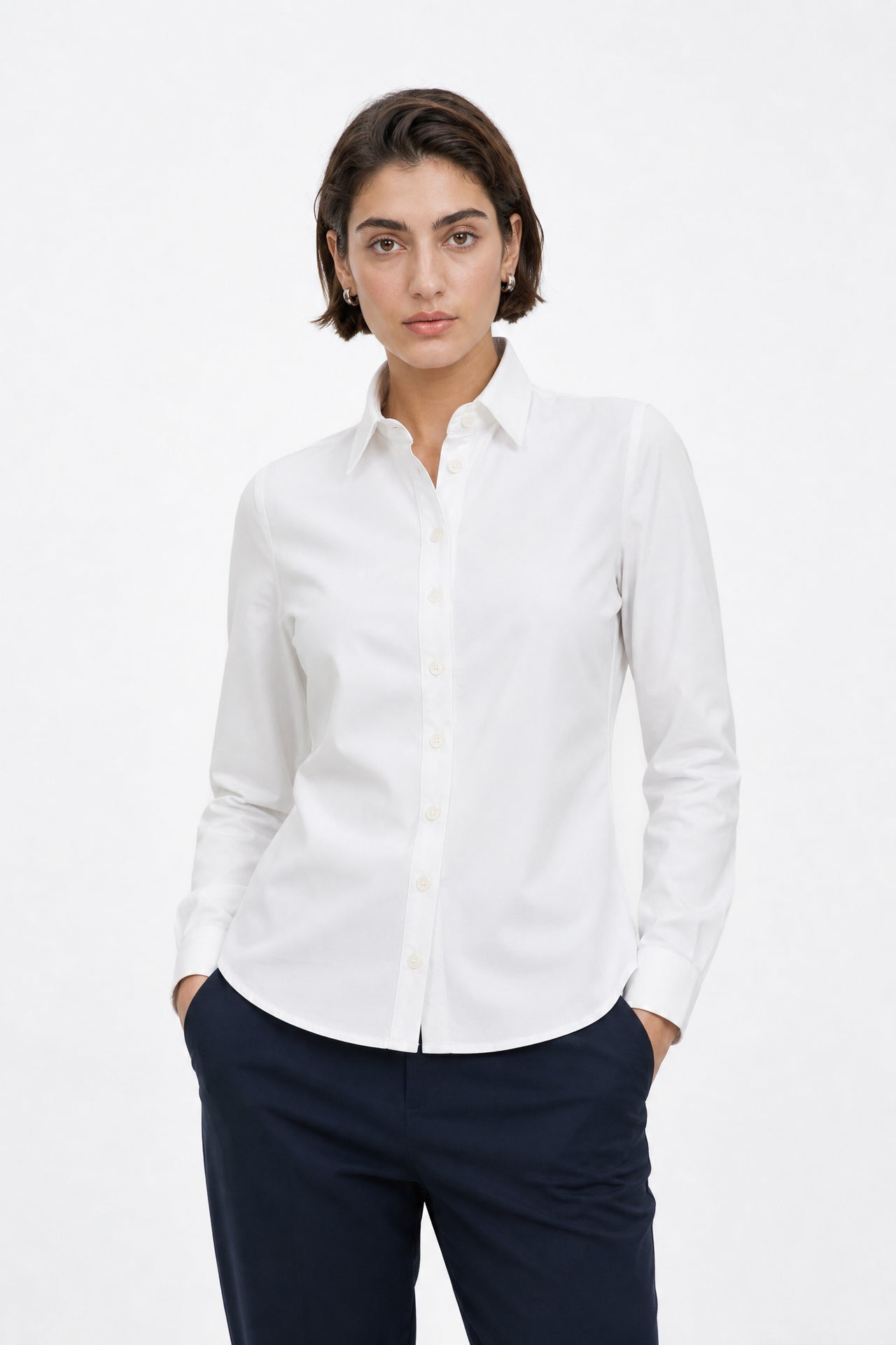 Blusa Betty easy wear Maglia Tecnica | Bianco