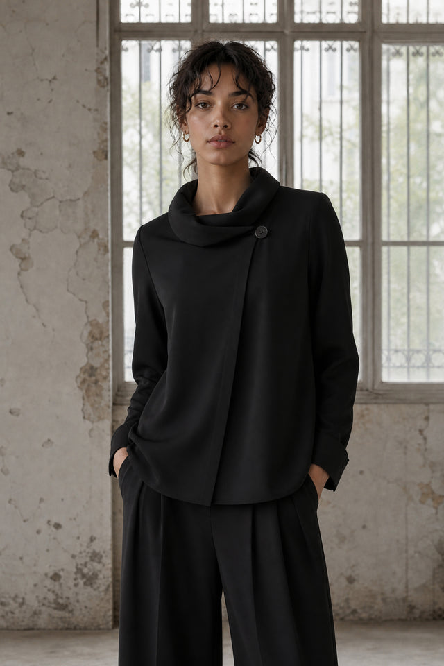 Carlos jacket technical jersey | Black