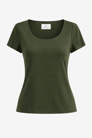 T shirt Sara Easy Wear Technical Jersey | Army green