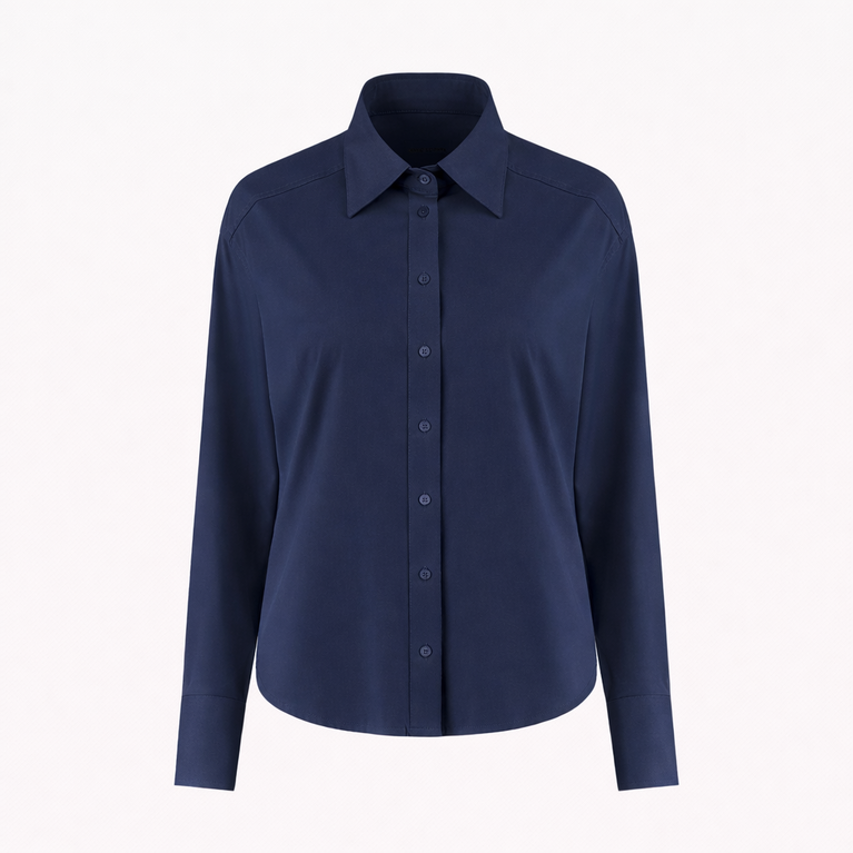 Ivona blouse technical jersey | Blue