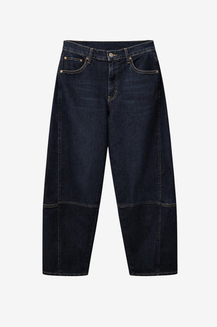 Dramak ultimate barrel jeans | Dark Blue