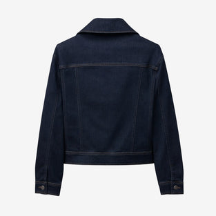 Dramak denim fancy jacket | Dark Blue