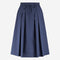 Raffaele poplin skirt | Blue