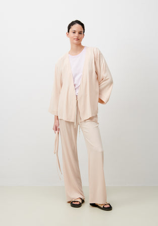 Kimono blazer Alvera | Crema