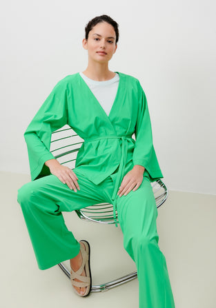 Maglia tecnica Kimono Blazer Alvera | Verde