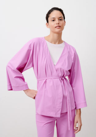 Maglia tecnica Kimono Blazer Alvera | Viola