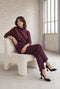 Fancy pongo sweater 26507 | Bordo