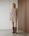 Long pullover viscose blend 2068 | Light Brown