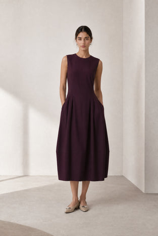 Heide dress technical jersey | Cherry