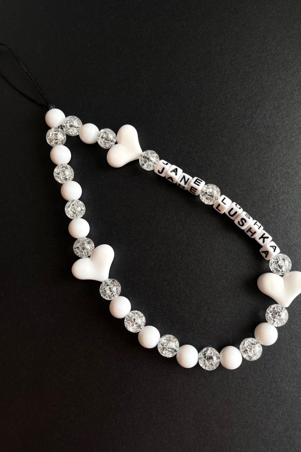 Jane Lushka Phone Charm | White