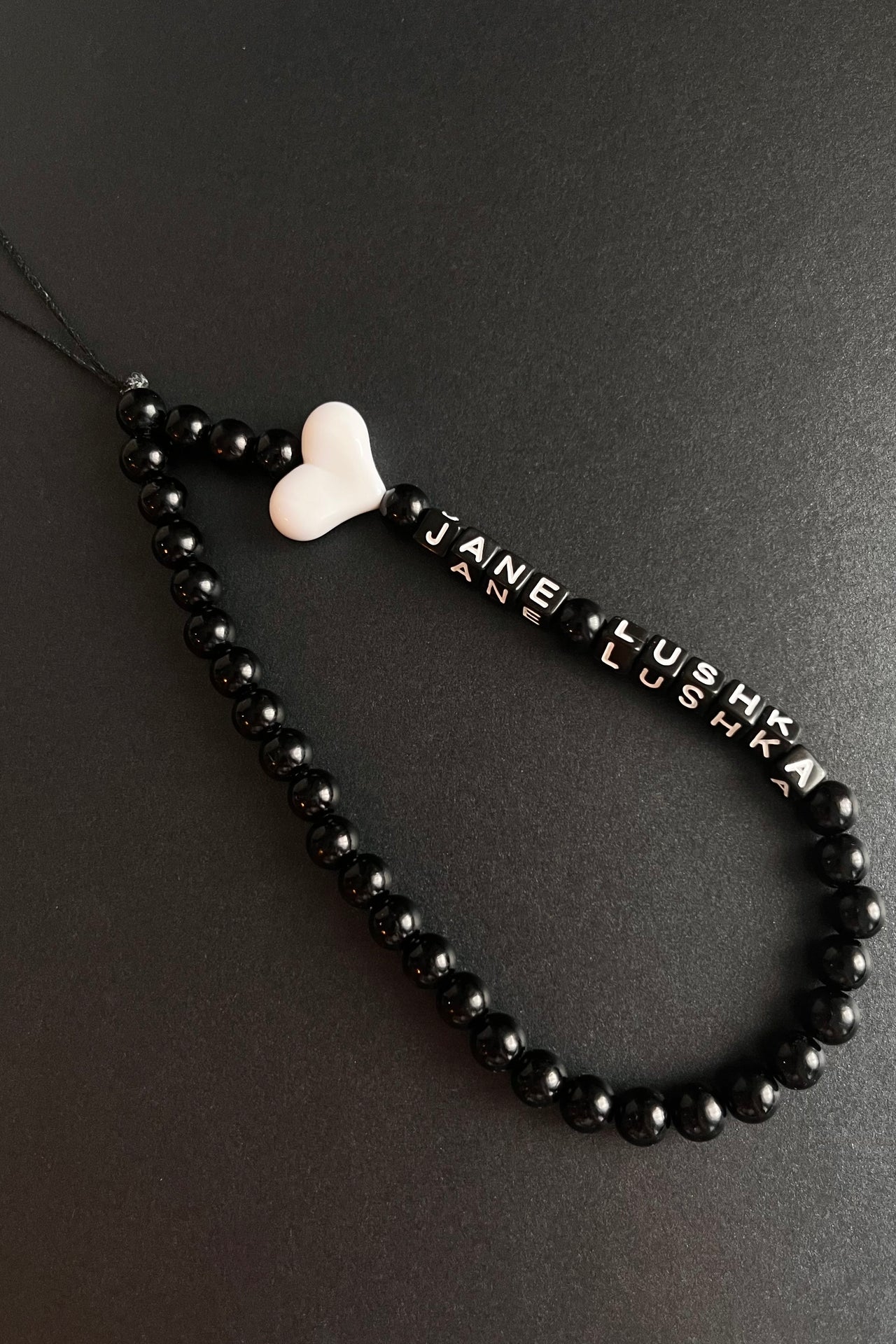 Jane Lushka Phone Charm | Black