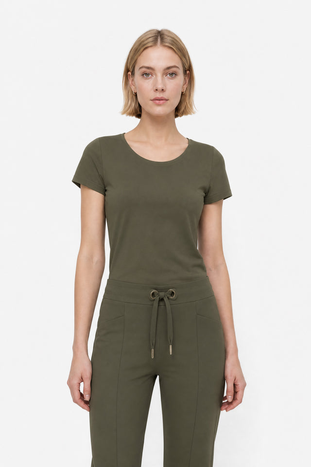 T-shirt Sara easy wear Maglia Tecnica | Esercito