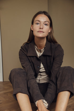 Daphne pants technical jersey | Brown