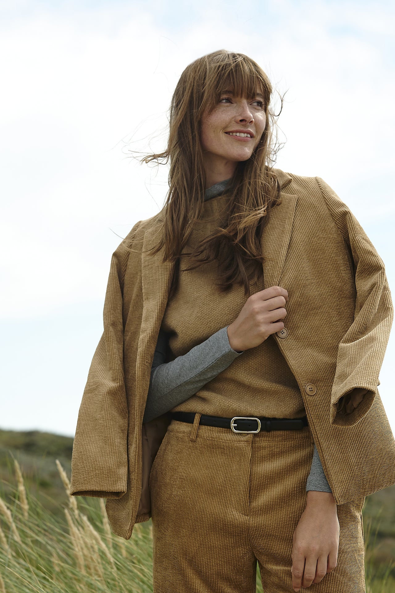 Velvet jeans blazer | Ohra