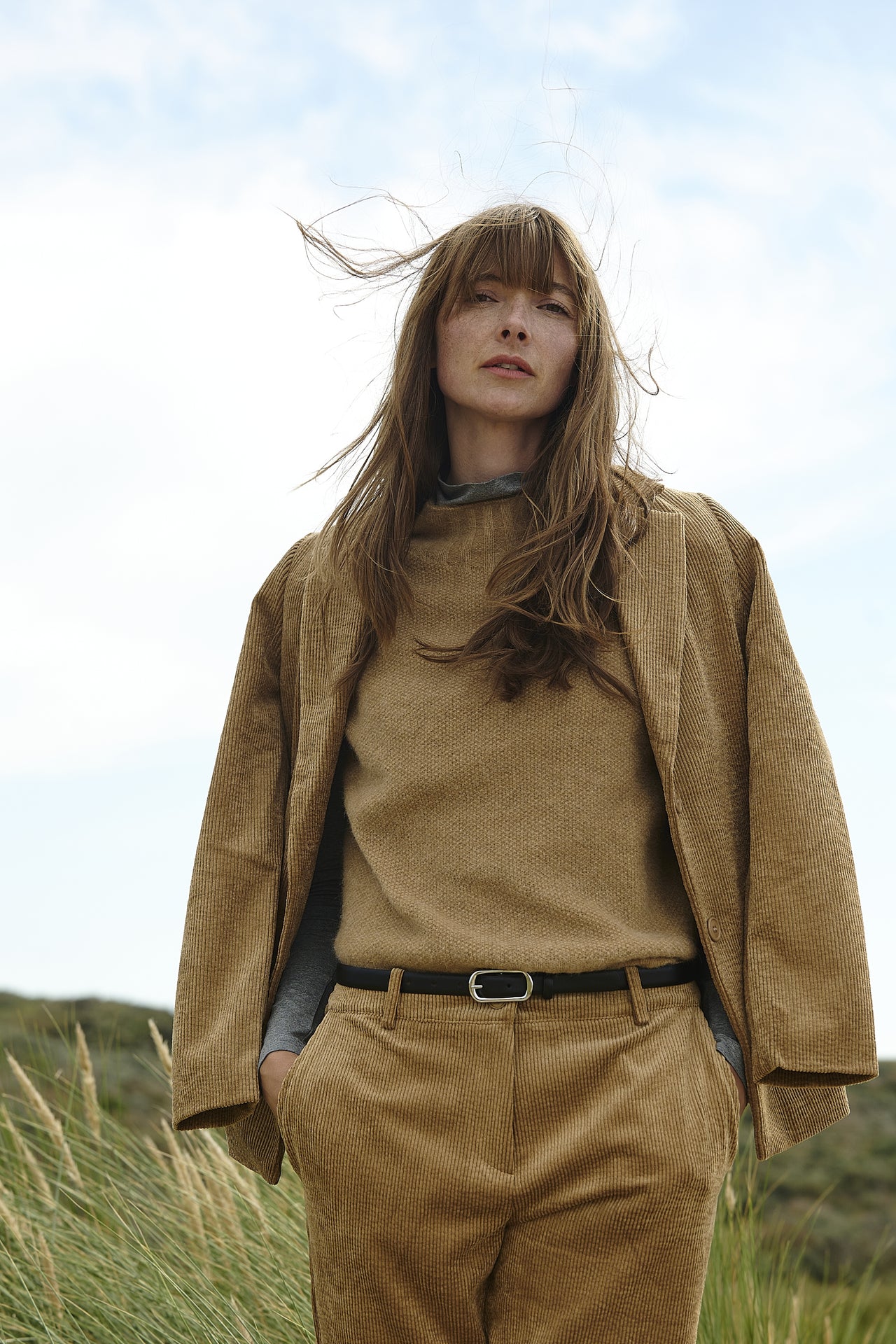 Velvet jeans blazer | Ohra