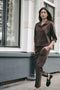 Timelia pants technical jersey | Brown
