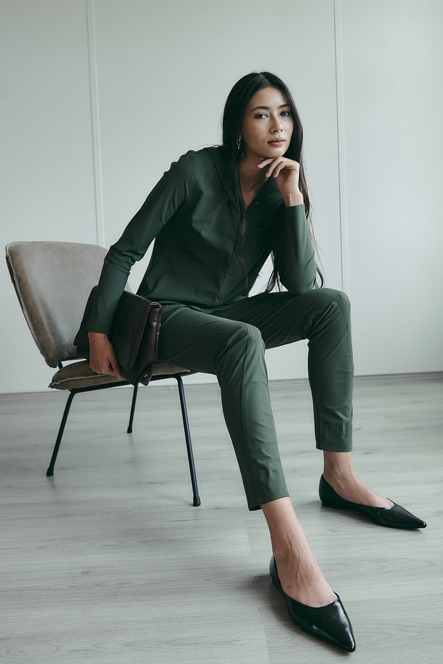 John strech technical jersey pants | Army