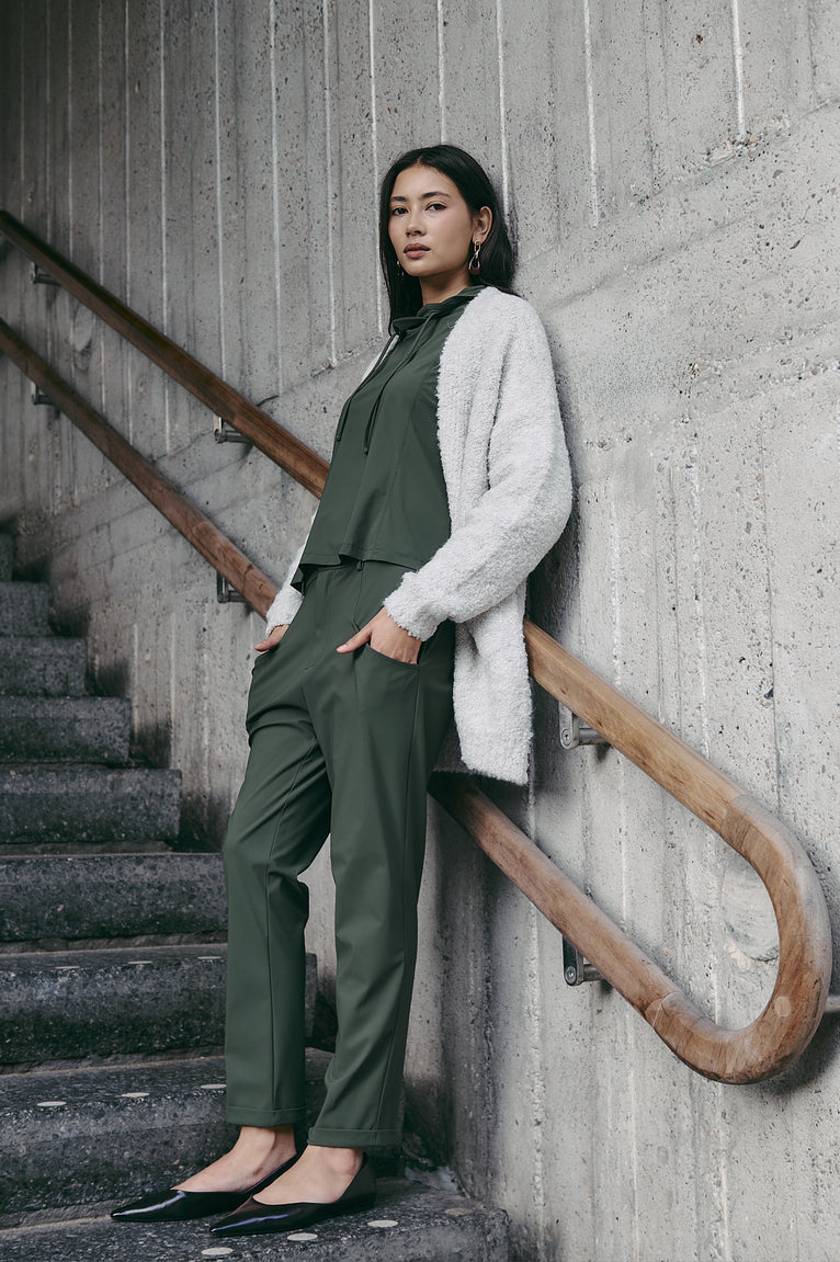 Maren top technical jersey | Army