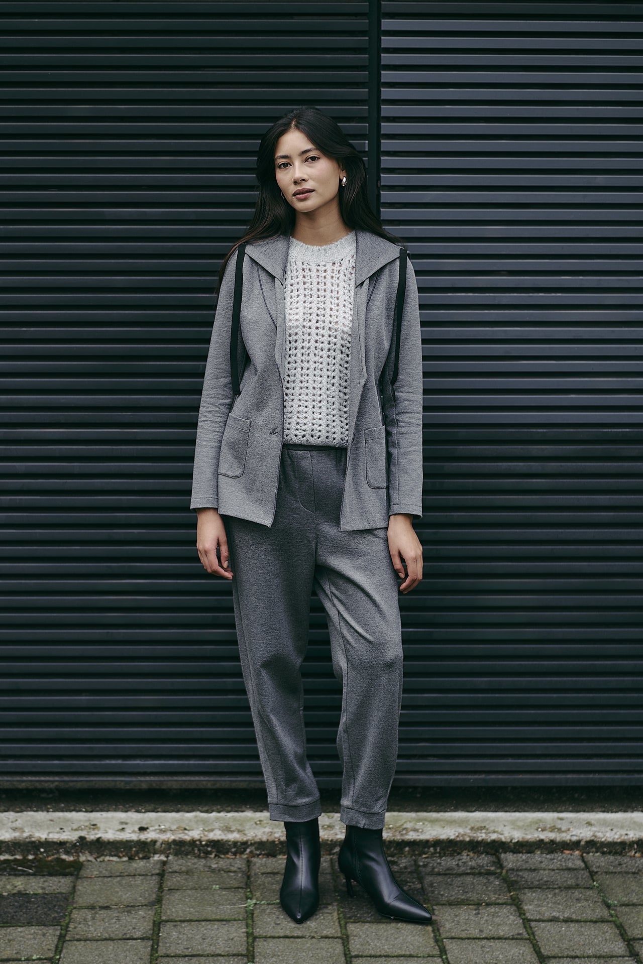 Primo viscose elastane pants | Dark Grey