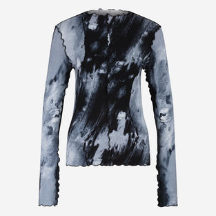 Janette allover print top | Allover