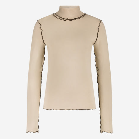 Janice viscose top | Capuccino