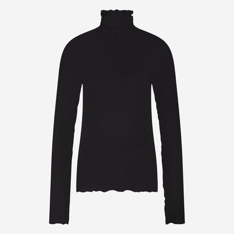 Janice viscose top | Black