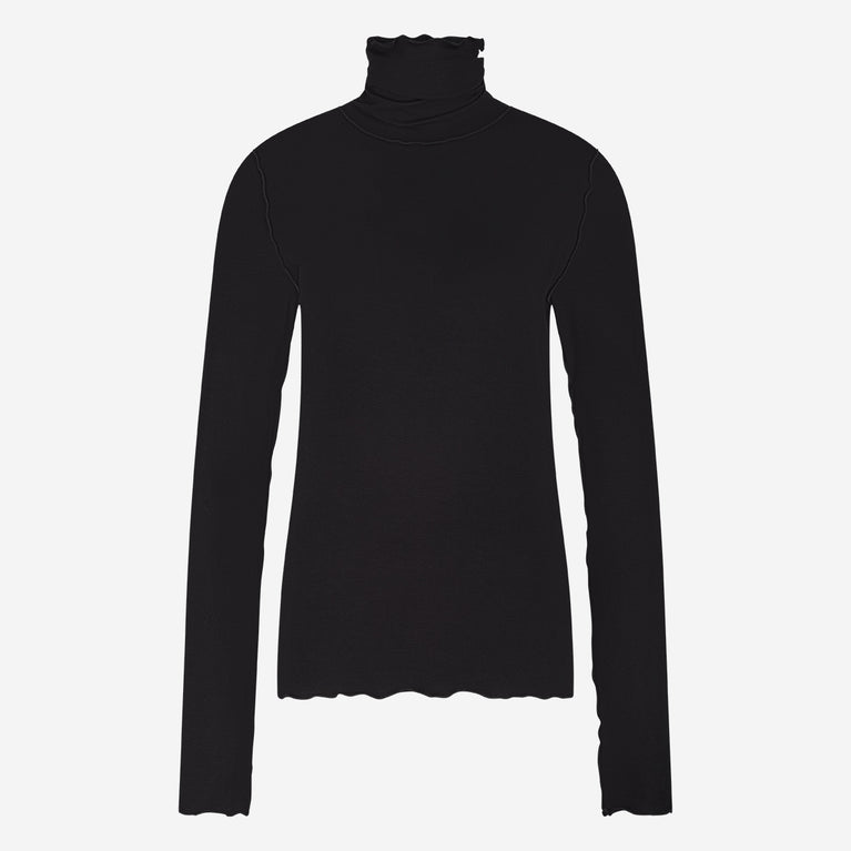 Janice viscose top | Black