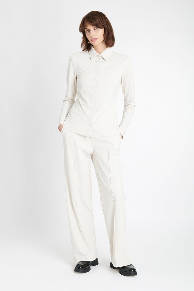 Kikkie blouse brush tech jersey | Off White
