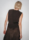 Vest with rhomboids 3007 | Brown