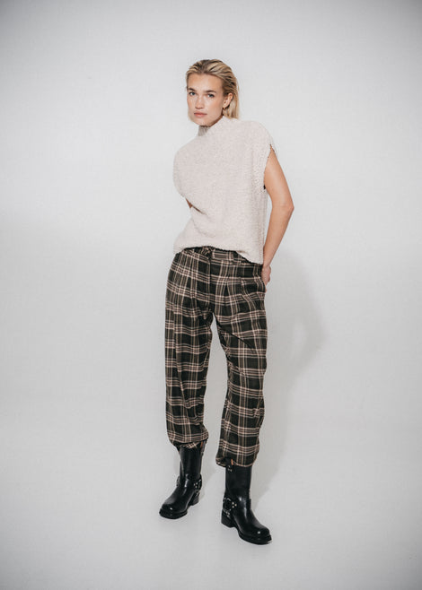 Coarse Boucle vest | Off White