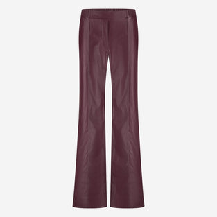 Thera eco leather pants | Bordo