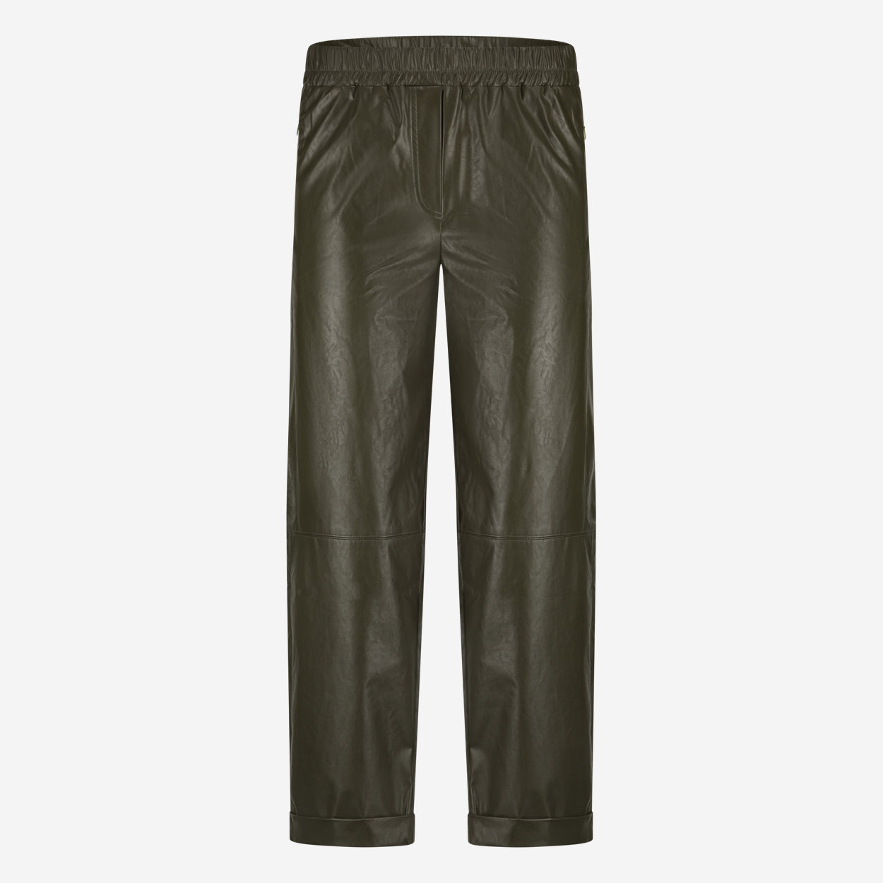 Daphne eco leather pants | Army